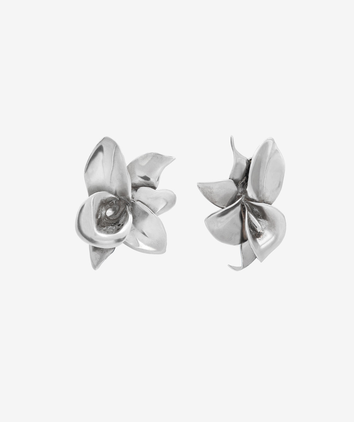 Silver Flower Earring