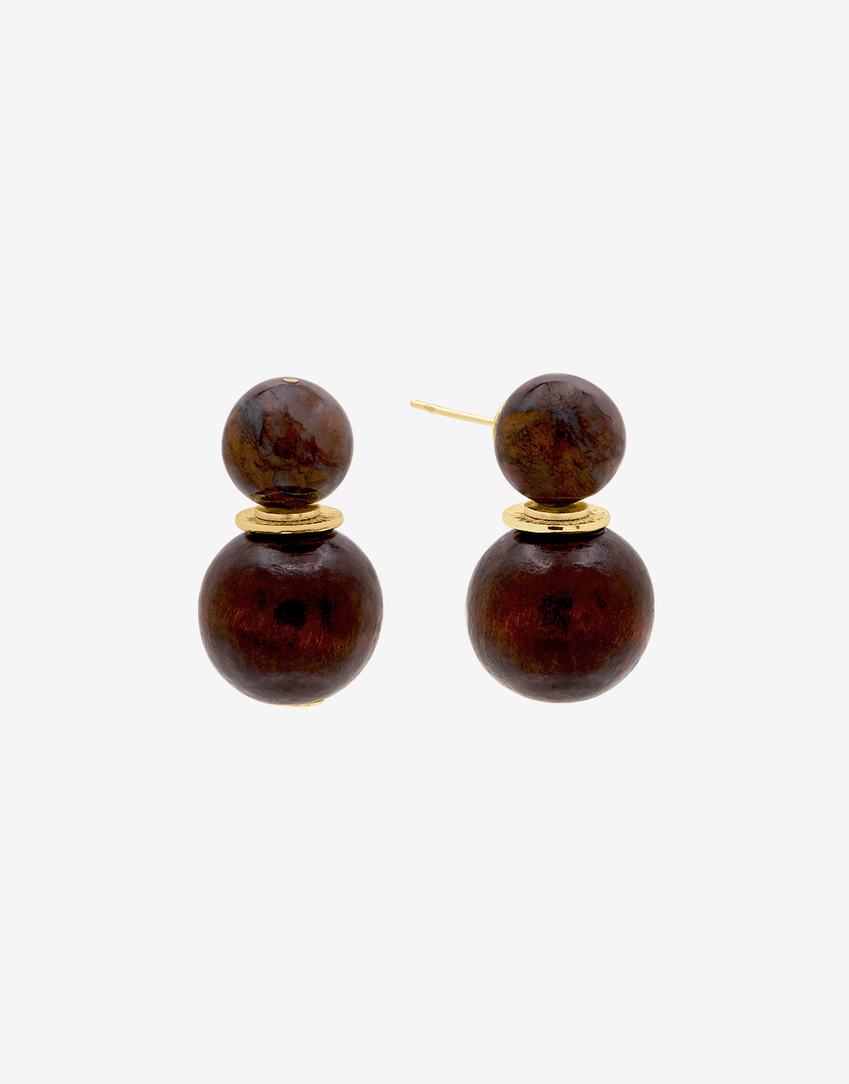 Bois Earring in Brown