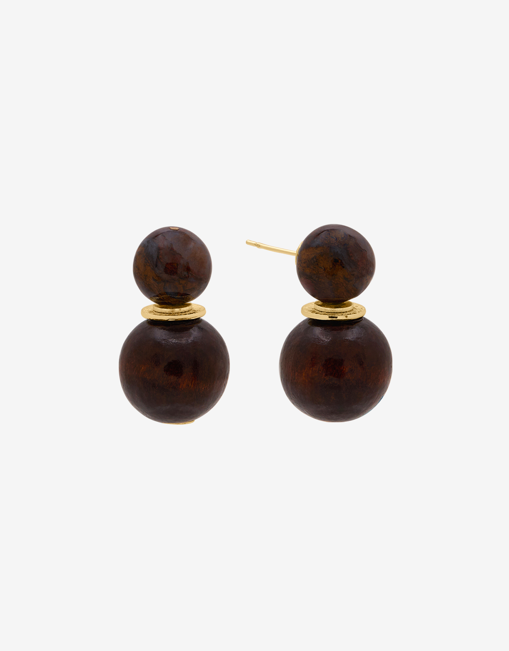 Bois Earring in Brown