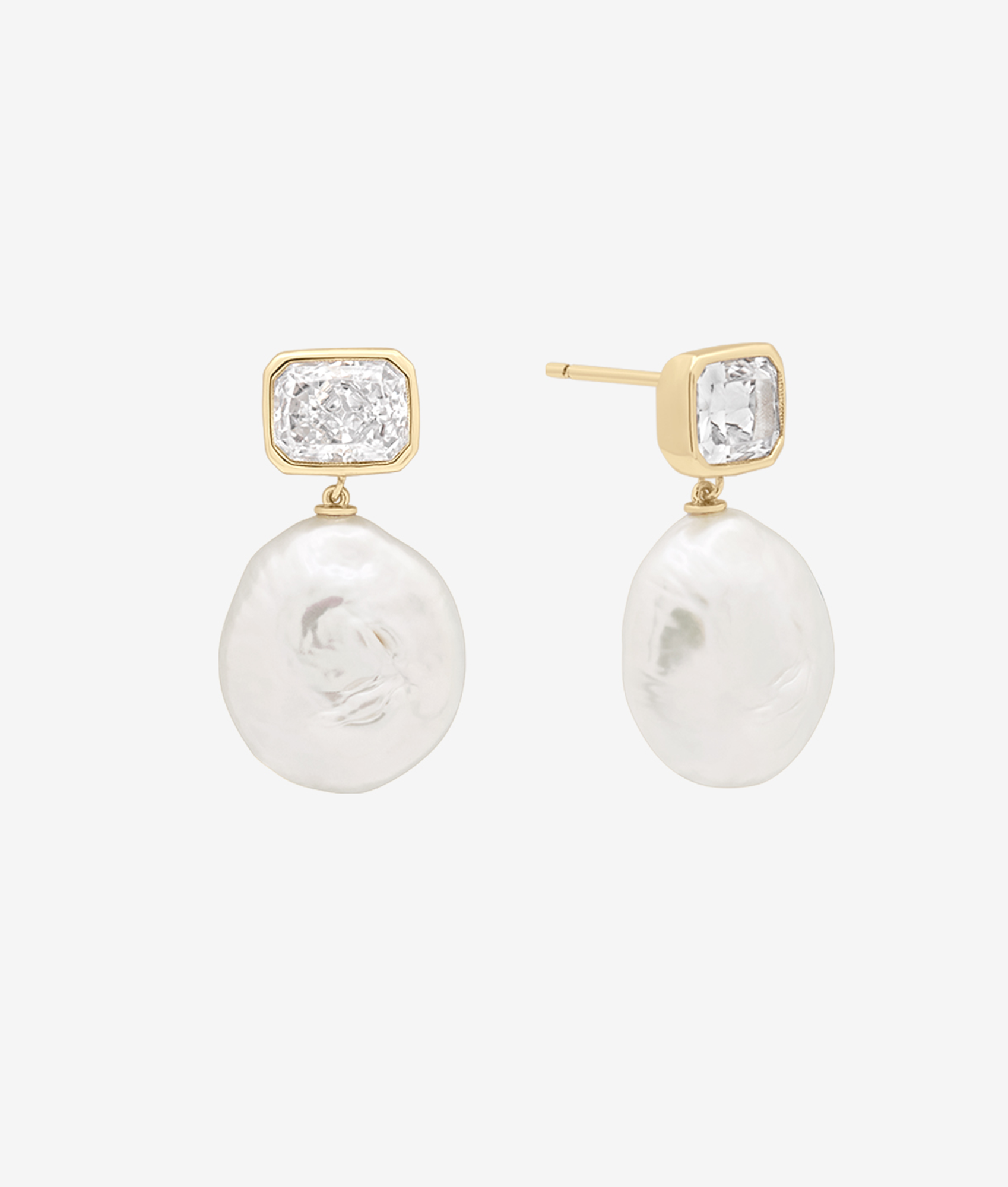 Emerald Baguette Cleo Earring