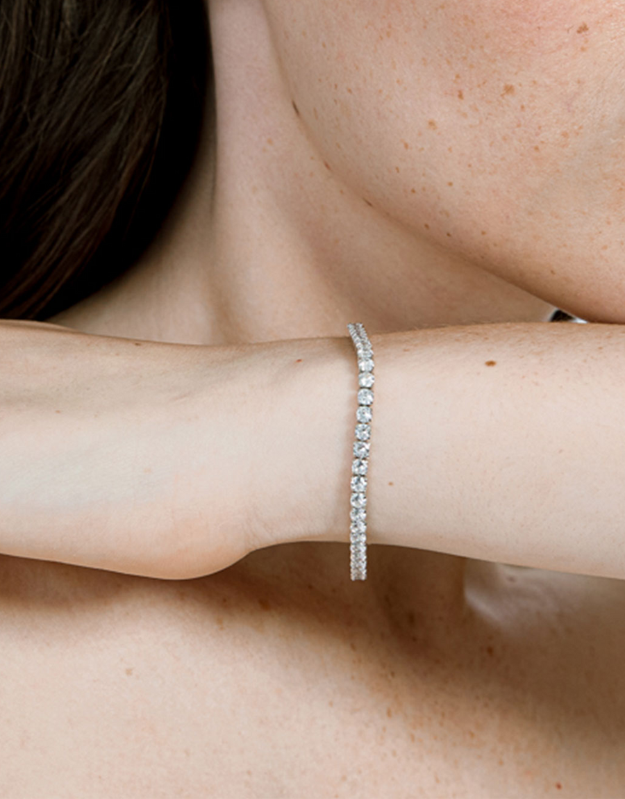 Medium Diamond Tennis Bracelet