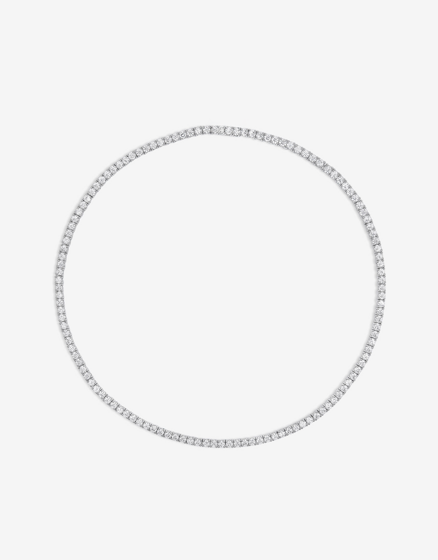 Medium Diamond Tennis Necklace