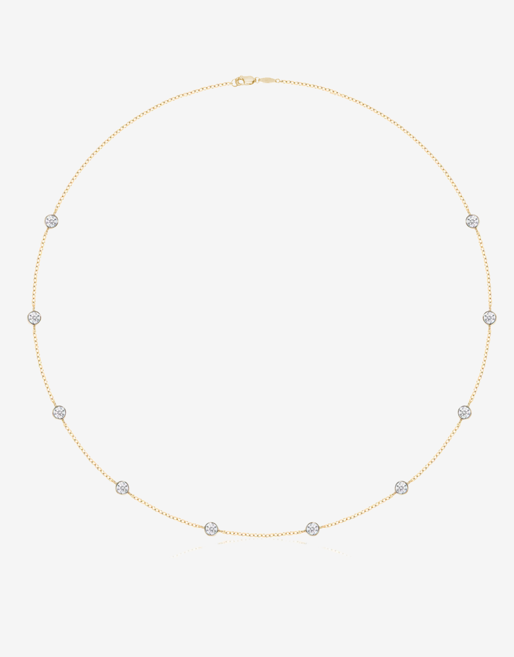 Emily Diamond Two Toned Necklace