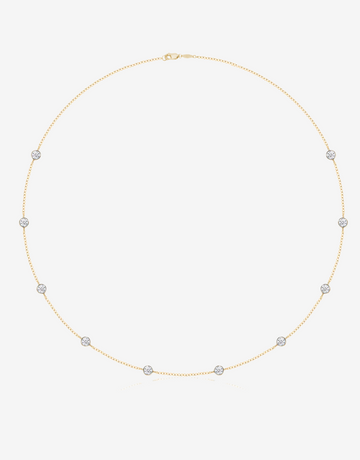 Emily Diamond Two Toned Necklace