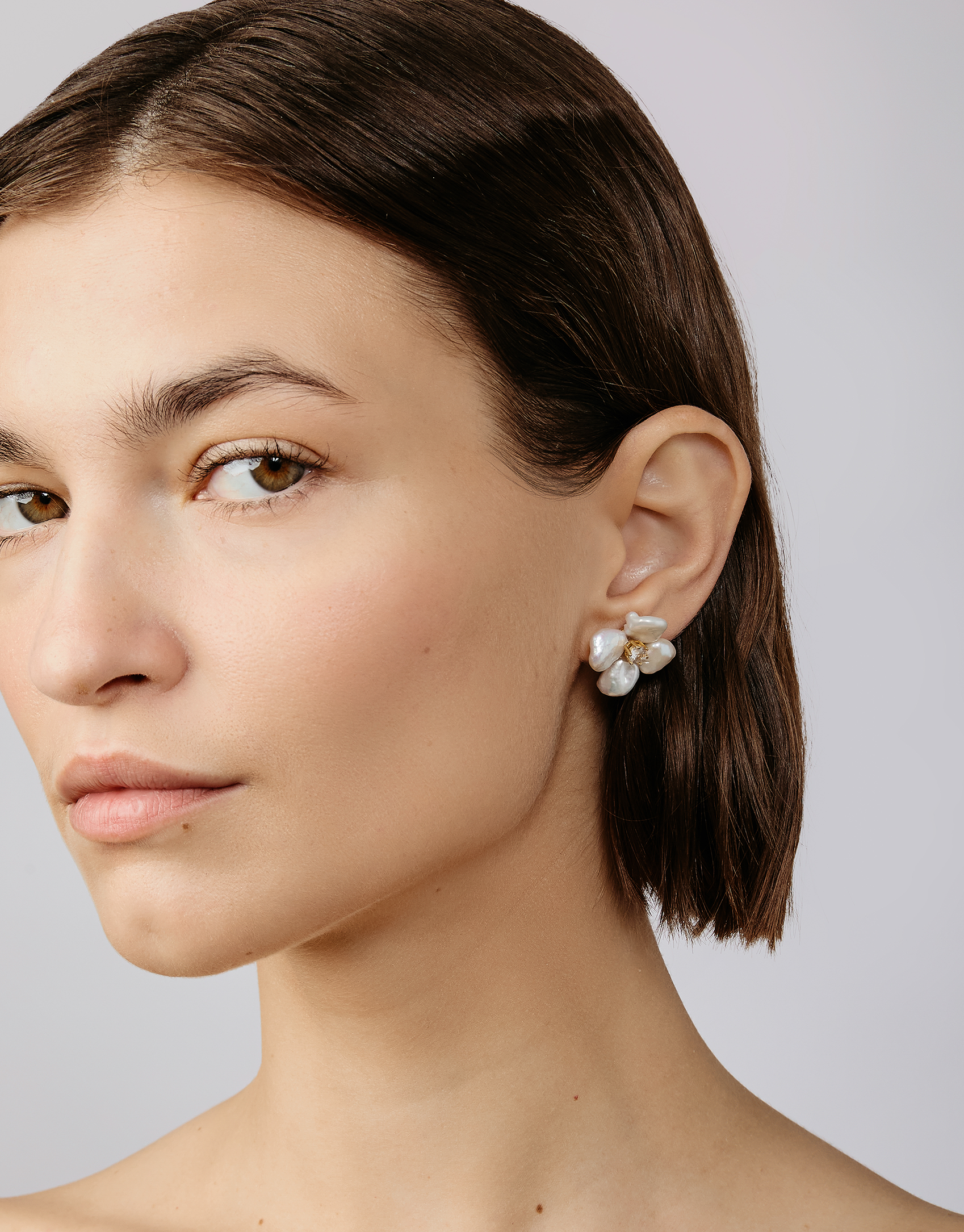 Flower Pearl Earrings