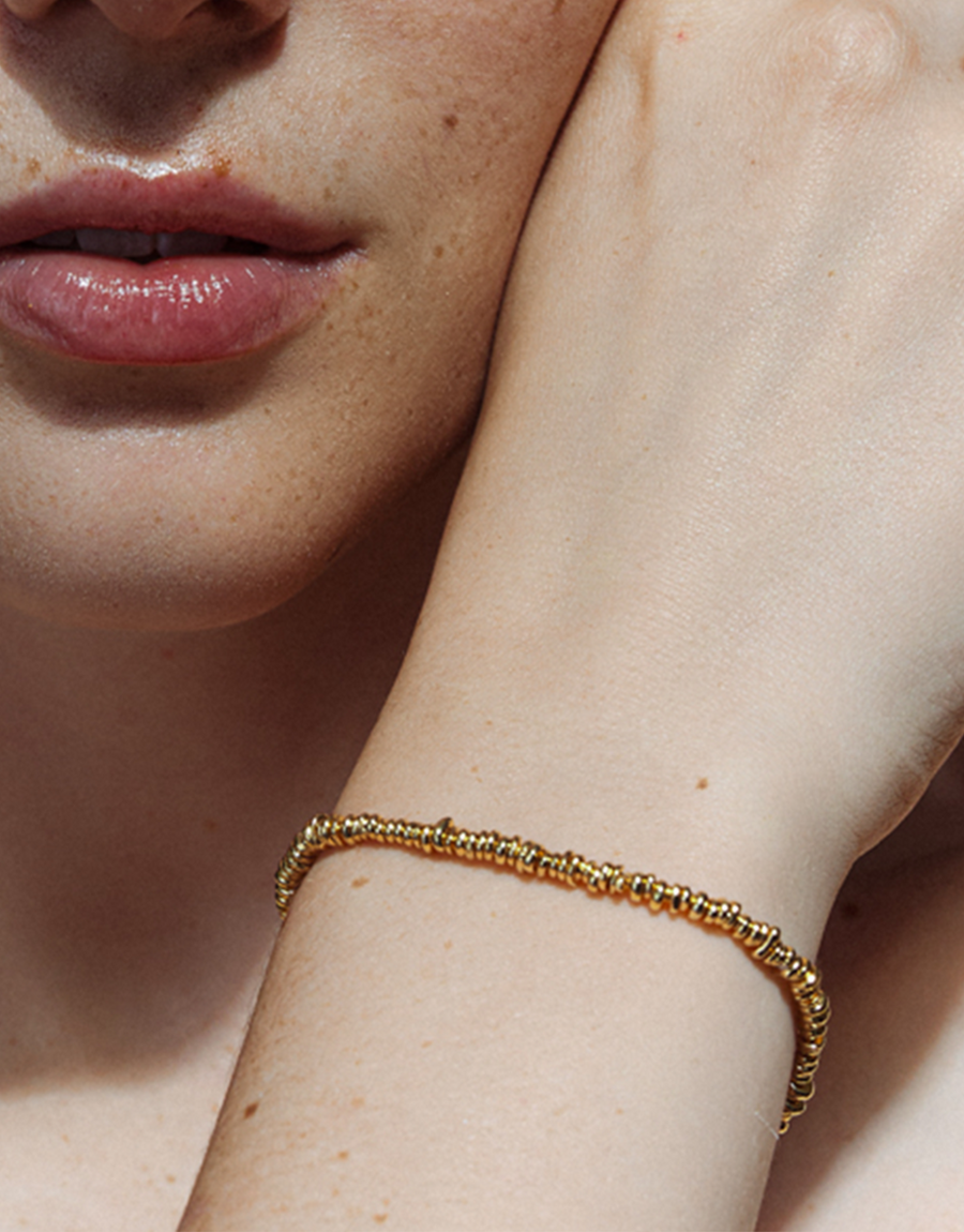 Vermeil Heishi Bracelet