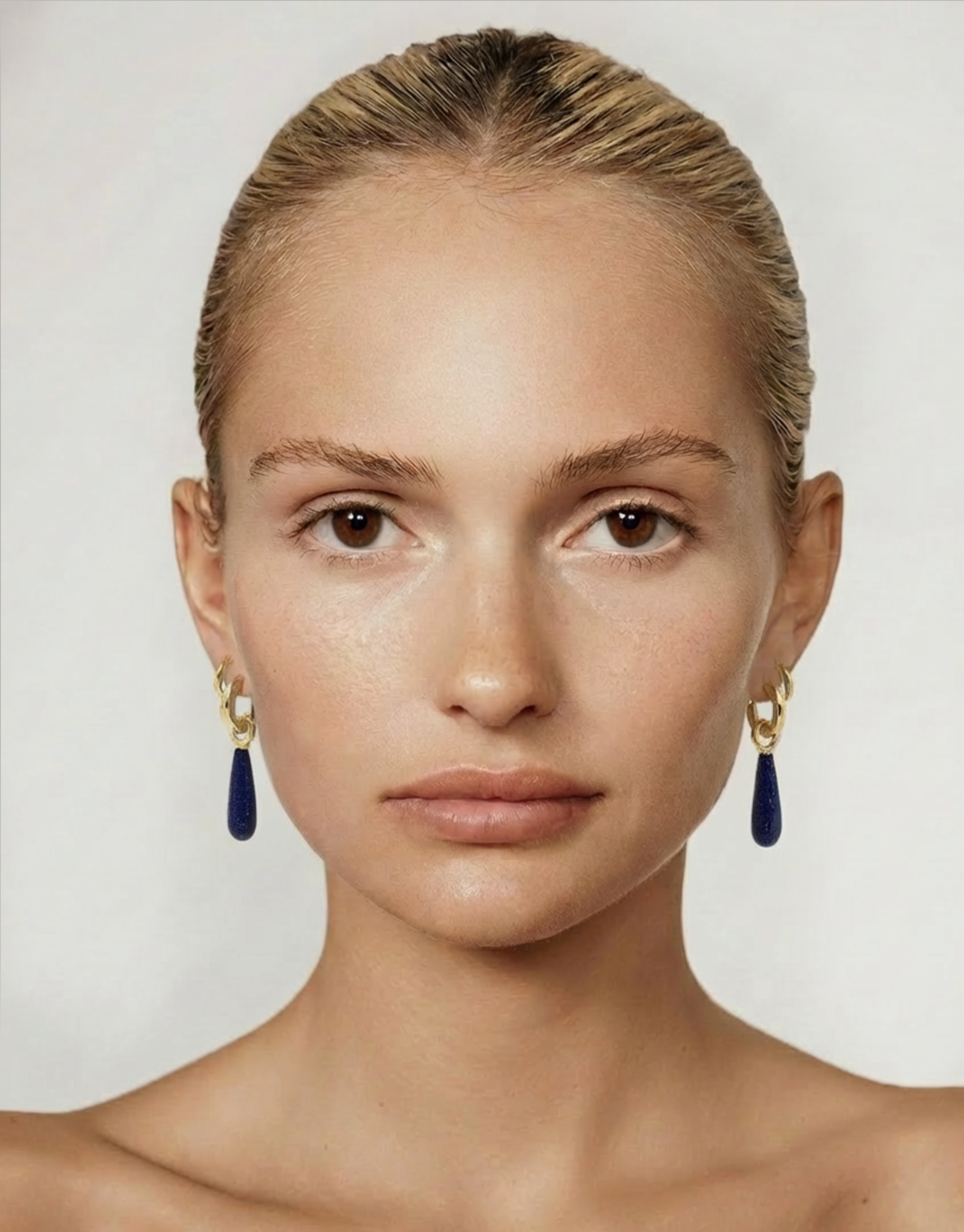 Super Katerina Drop Earring, Lapis