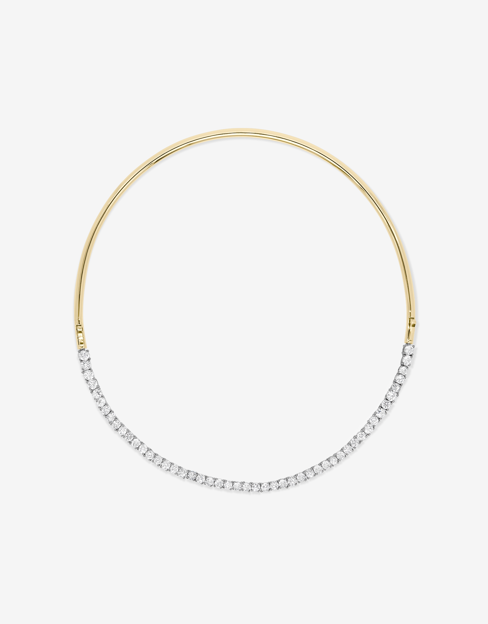 Nikita Half Tennis Necklace