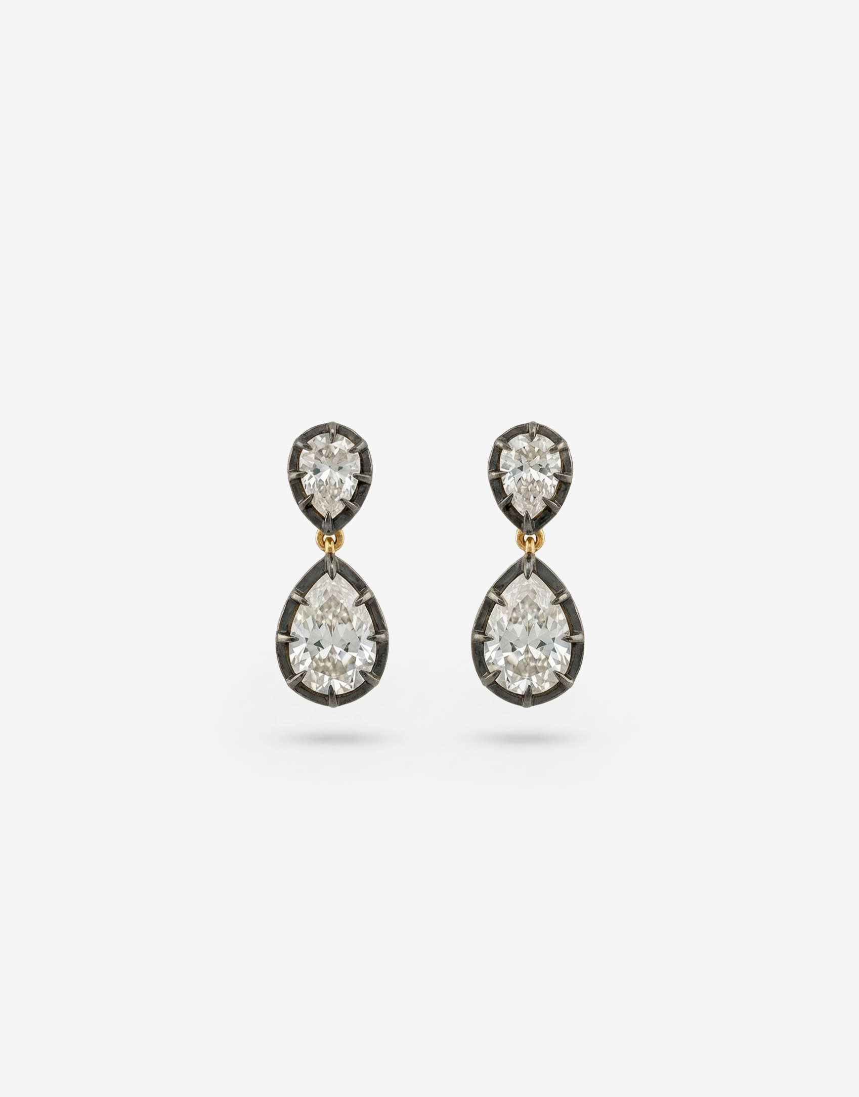 Pear Georgian Cut Earring