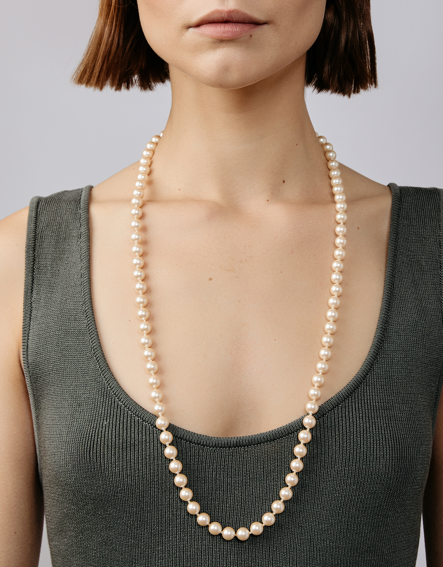 Luna Pearl Wrap Necklace