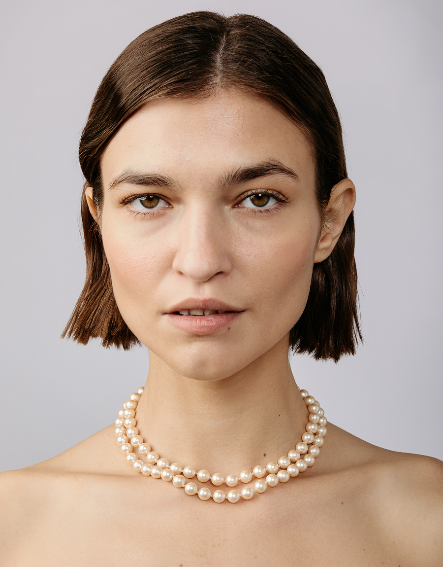 Luna Pearl Wrap Necklace