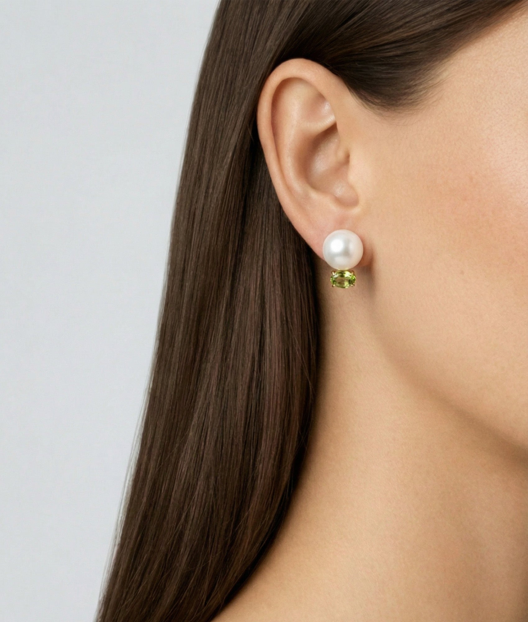 Perle Peridot Earrings