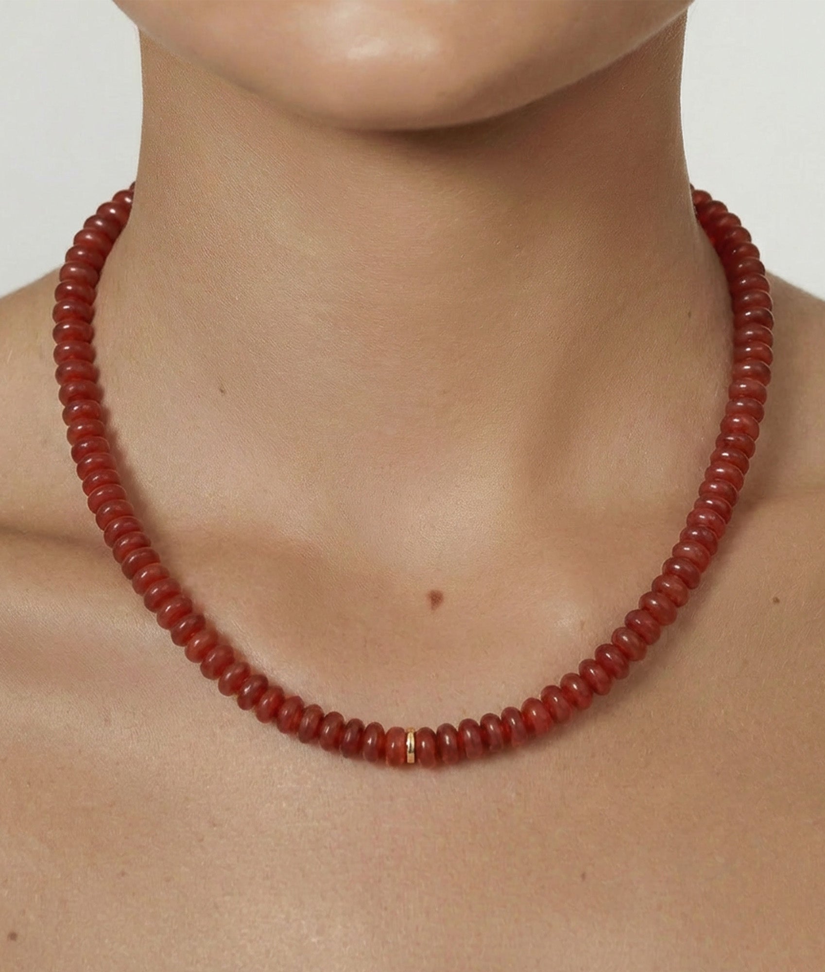 Rouge Gemstone Necklace