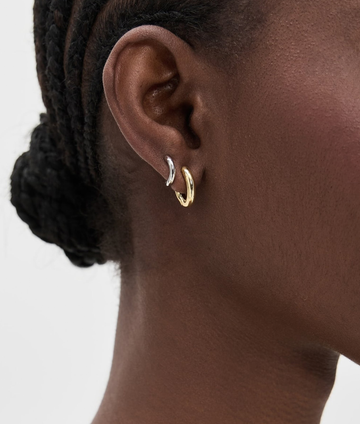 Super Katerina Two Tone Hoop