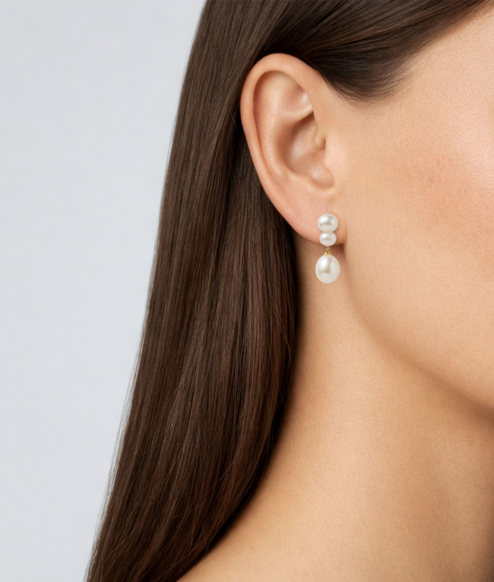 The Atelier Pearl Stack Earring