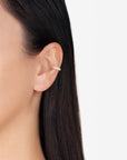 Double Pave Ear Cuff - Earrings | Ear Cuffs by S H A S H I  