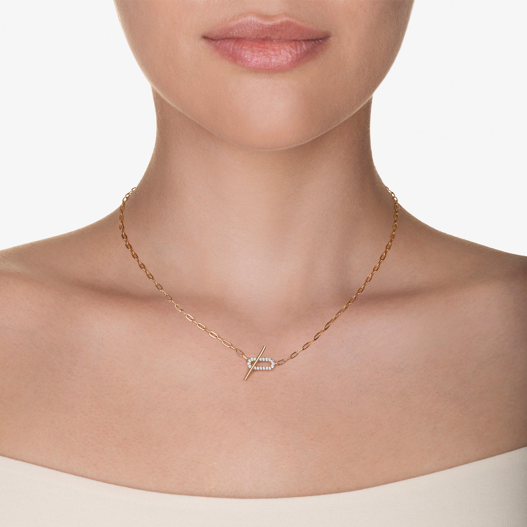 Jade Pave Necklace Toggle Shashi