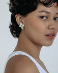 Flower Pearl Earrings | SHASHI Flower Earrings