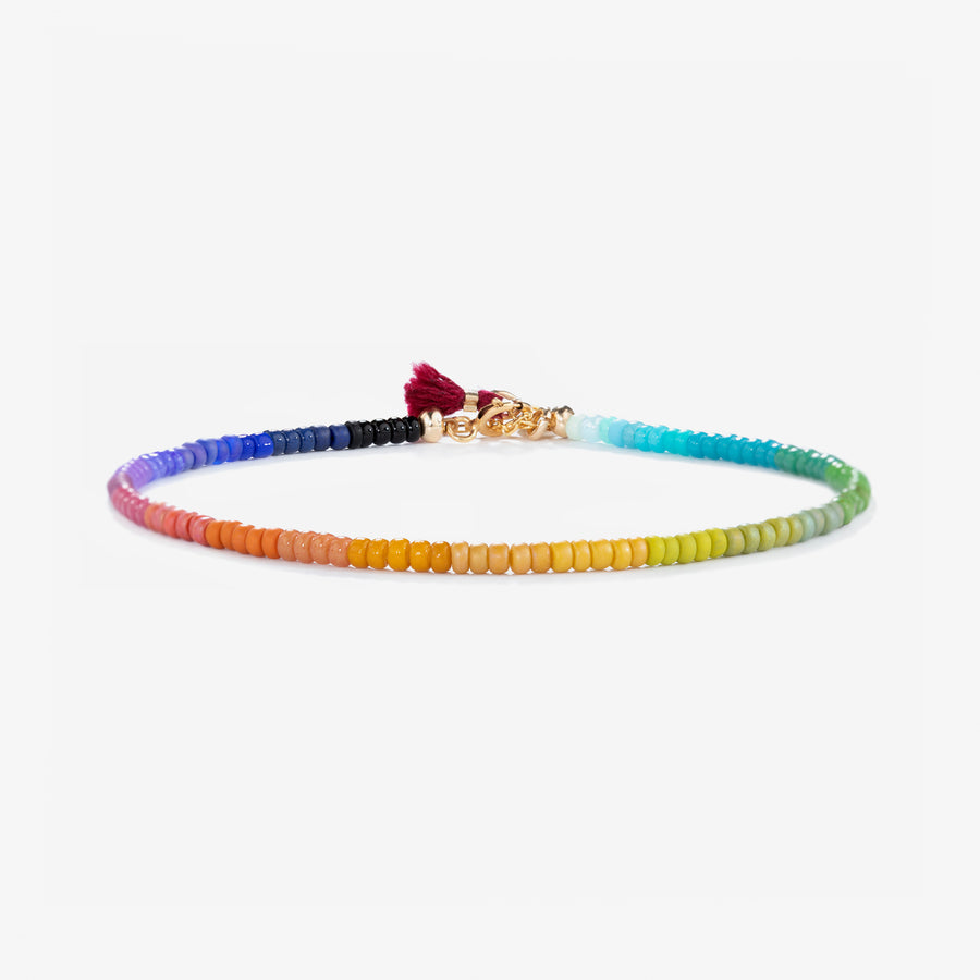 Emilia Bracelet, Rainbow | SHASHI Beaded Bracelet