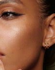 Erin Hoop - SHASHI  Jewelry - Double Hoop Earrings 18K