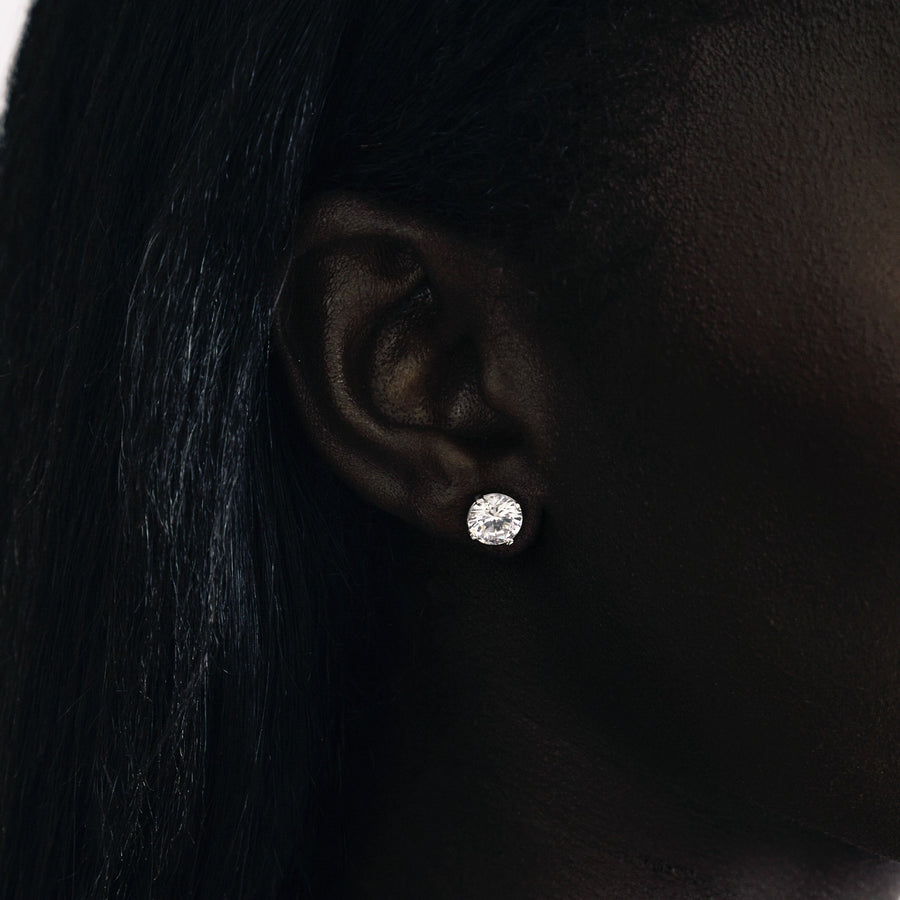 Caroline Stud | SHASHI Silver Stud Earring