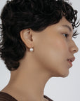 14ct Vermeil on Sterling Silver Pearl Earring