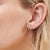 Erin Pave Hoop Earrings Vermeil Diamond Shashi earring