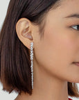 Kalista Pave Earring | SHASHI Silver Earrings