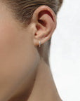 Katerina Pave Huggie Hoop Earrings Gold Hoop Shashi Best Seller