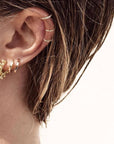 Mercy Ear Cuff Earrings Gold Sterling Silver