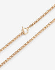 Olympia Necklace Wheat Chain Toggle Necklace