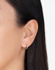 Hoop Pave Earring Earrings | SHASHI Hoops
