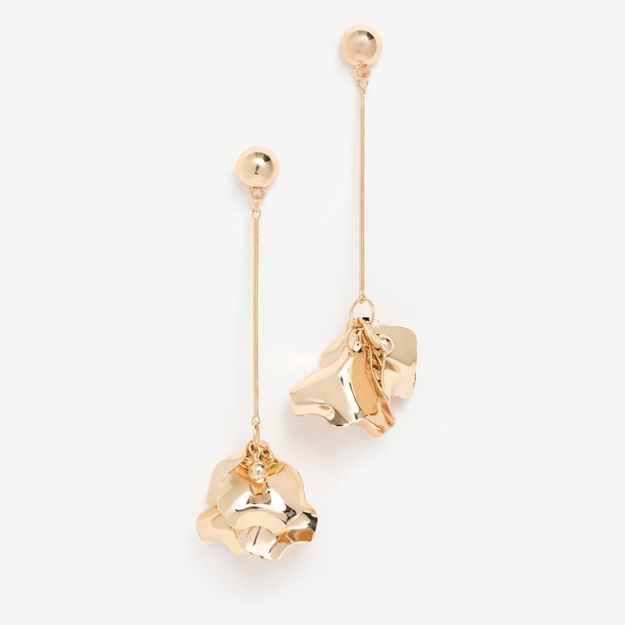 Petunia Earring, Gold | SHASHI Flower Earring