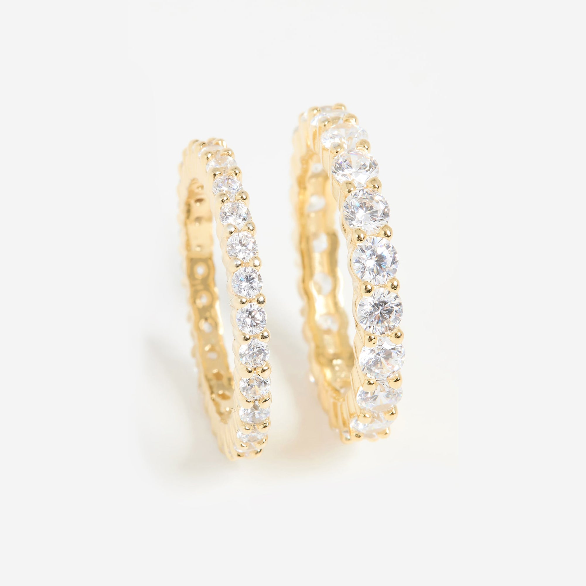 Vroom Ring Set, Eternity Band Set